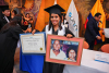 Awarding of degrees to UNIB scholarship recipients in Ecuador.